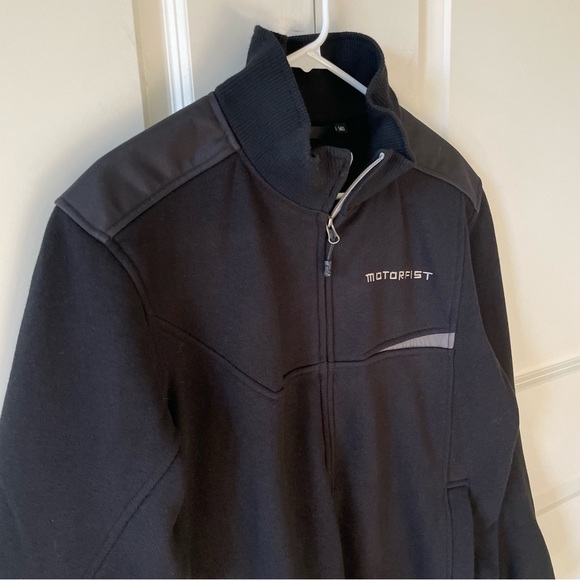 Motorfist Rogue Black Fleece Jacket Size Medium - Picture 3 of 11